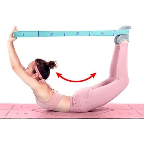 Yoga Pull Strap Belt Adult Girl Latin Training Bands Pilates Yoga Stretch Resistance Bands Gym Fitness Exercise Resistance Band