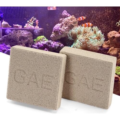 GAE Bacteria Brick Super Energy Filter Bacteria House Filter Material Remove NO2 NO3 PO4 NH3/4 from freshwater seawater