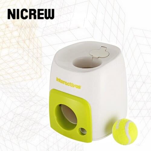 NICREW Dog Toy Ball Baseball Food Award Machine Dog Toys Intellectual Series People And Pets Interaction Pet Supplies