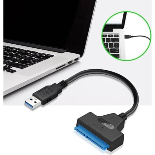 USB 3.0/2.0/Type C to 2.5 Inch SATA Hard Drive Adapter Converter Cable for 2.5'' HDD/SSD Adapter Cable