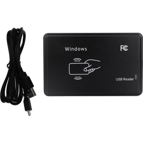 KINGJOIN New USB RFID Reader ID Contactless Proximity Smart Card Reader EM4001 EM4100 Windows