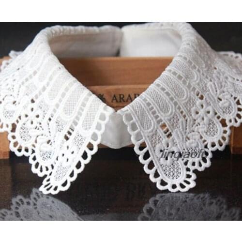 Korean version of the sweet autumn and winter shirt chiffon lace fake collar work clothing accessories