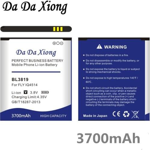 Da Da Xiong 3700mAh BL3819 Li-ion Phone Battery for FLY IQ4514