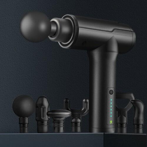 Deep tissue impact massage gun, muscle pain massager, 30 speed, LCD touch screen, fascia gun, electric body massager