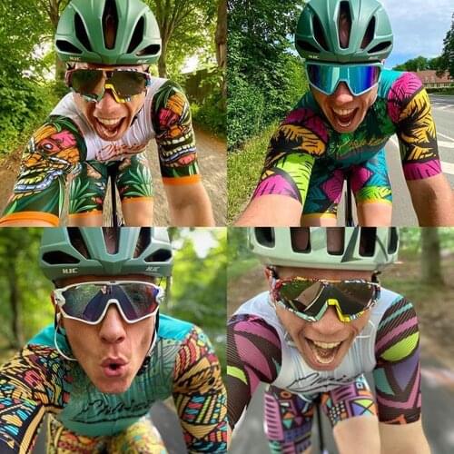 Chaise Mens Short Sleeve Jersey Sets White 20D Bib Shorts Cycliste Maillot Hombre Roupa Ciclismo Masculino Bicicleta Sportswear