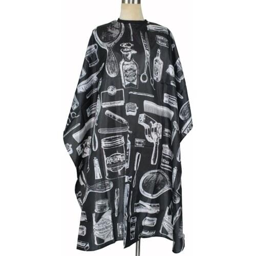 Popular Hair Adult Gown For Hairdressing, Pattern Hair Cutting Cape In Good Cloth Anti Hair And Easy To Wash, Hair Cape V-76