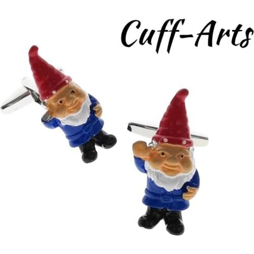 Garden Gnome Cufflink Garden Little Elf Cufflinks Gifts for Men Gemelos Les Boutons De Manchette C10515