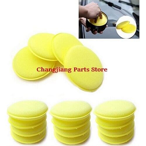 12pcs Care Care Waxing Polish Wax Foam Sponge Applicator Pads For Clean Cars Vehicle