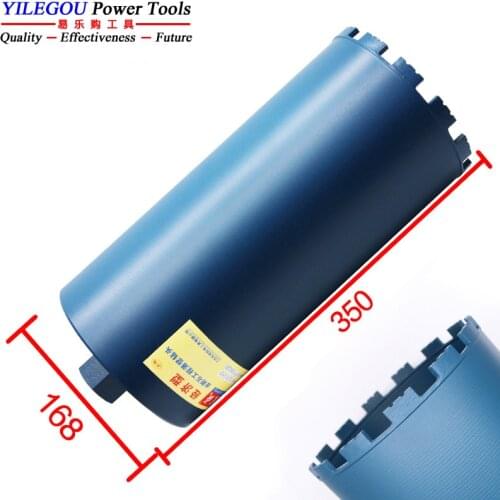 168 x 350mm Diamond Drill Bit With Water. 168mm * 350mm Diamond Core Bit Use For Range Hood Pipe Drilling Hole. M22 Thread