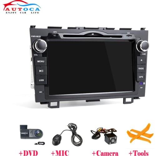 Android 10.0Car Multimedia DVD Player Radio For Honda CRV 2007 2008 2009 2010 2011 4G WIFI GPS Navigation Head Unit 2 Din 2G RAM