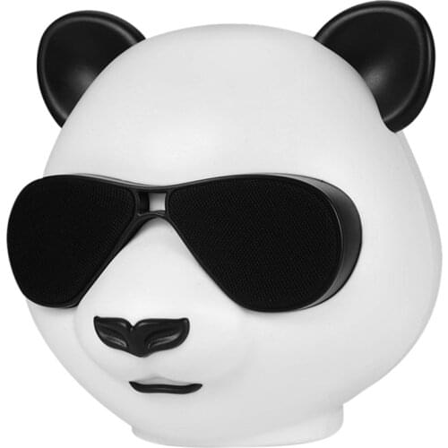 Cute Panda Bluetooth Wireless Speaker Bluetooth Portable Outdoor 5.0 Loud 360° Stereo Surround Sound