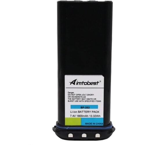 BP-252 BP-241 1800mAh Li-ion Battery for ICOM IC-M2A IC-M21 IC-M31 IC-M32 IC-M33 IC-M34 IC-M36 IC-M90/E IC-GM1600/E Marine Radio