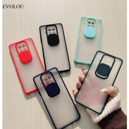 For Xiaomi Mi 10t Lite Case Slide Camera Lens Protection Phone Case for Xiaomi Mi 10t Lite 10TLite 10t Pro POCO M3 X3 nfc Cover
