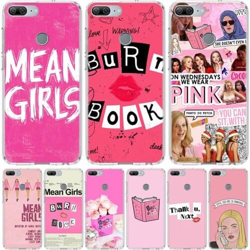 Mean Girls Burn Book Phone Case for Huawei Honor 10 9 20 7A 7X 8A 8S 8X 9X Lite Pro Y5 Y6 Y7 Y9S 2019 10i 20i Coque Cover
