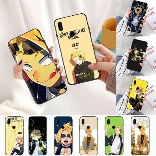 Denki Kaminari My Boku No Hero Academia Phone Case For Xiaomi Redmi Note 4 4x 5 6 7 8 pro S2 PLUS 6A PRO