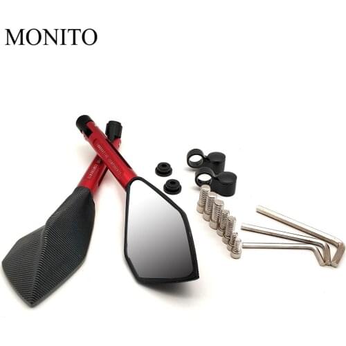 For Moto Guzzi BREVA 750 1100 GRISO MGX21 GT8V NORGE 1200 CNC Accessories Motorcycle Rearview Mirror Moto Blind Spot Side Mirror