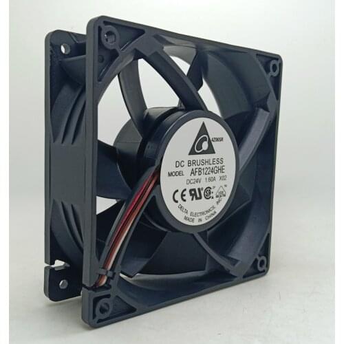 Brand New for Delta AFB1224GHE 12038 24V 1.60A double ball fan afb1224ghe 12cm PWM inverter fan