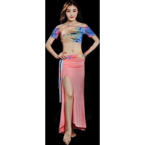 Elegant Belly Dance Costume Set Women Profession Bellydance Performance Clothing Practice Clothes Gypsy Outfit Dress Set Indian