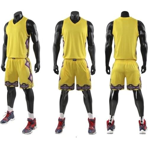 Top print mens throwback basketball jerseys set blank team basketball jerseys uniforms college sports training suits customized