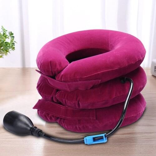 Neck Stretcher Inflatable Air Neck Traction Apparatus Device Medical Devices Orthopedic Collar Pillow Pain Stress Relief Tractor