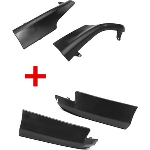 New A Pair Front / Rear Car Bumper Splitter Spoiler Lip Diffuser Protection Protector For Toyota Corolla 2011 2012 2013 S Style