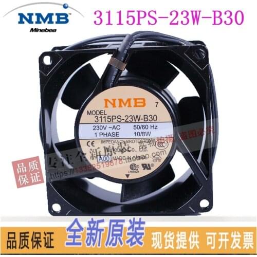 NEW NMB-MAT NMB 3115PS-23W-B30 AC220V 8038 ball bearing silence cooling fan
