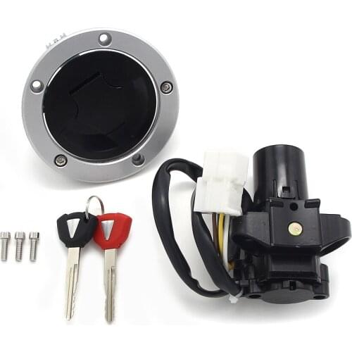 Ignition Switch Fuel Gas Cap Seat Lock Key Kit For Kawasaki ER650 ER6N 27005-0552 51049-0039