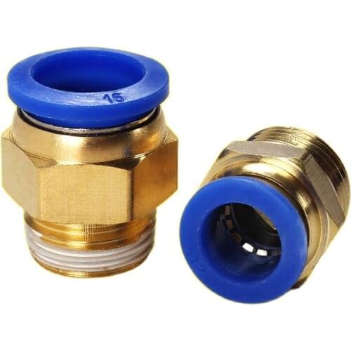 Pneumatic Joint Quick Plug Blue Connector PC10/12/14/16-M5/01/02/03/04