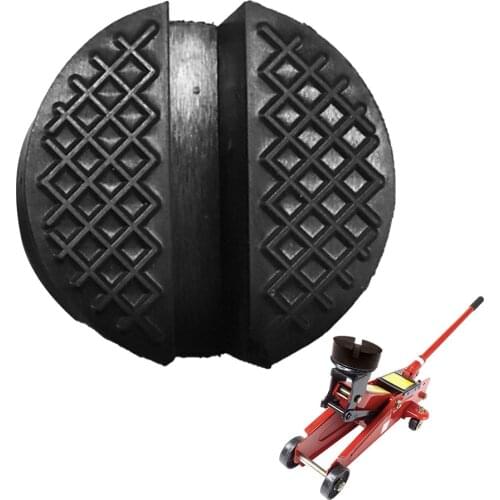 Car Jack Rubber Pad Universal Slotted Cushion Frame Jack Pad Adapter Frame Rail Protector Car Jack Rubber Slotted Pad