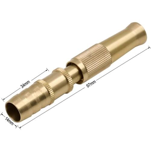 Garden Copper Spray Gun Hose Nozzle High Pressure Watering Flower