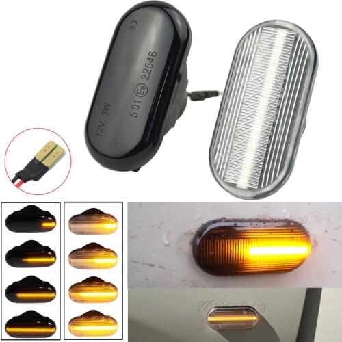 LED Car Side Marker Light Repeater Turn Signal Light for Nissan Tiida C11 Note E11 NE11 Micra K12 NP300 Navara D40 Qashqai J10