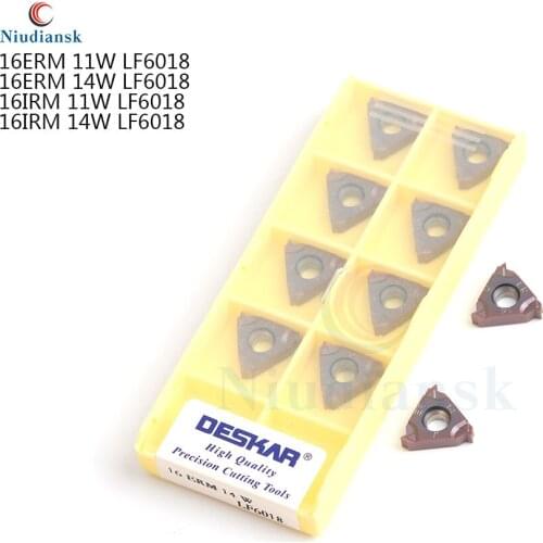 16ERM 11W 16ERM 14W 16IRM 11W 16IRM 14W LF6018 Carbide inserts Threading inserts CNC lathe cutting tools Stainless steel special
