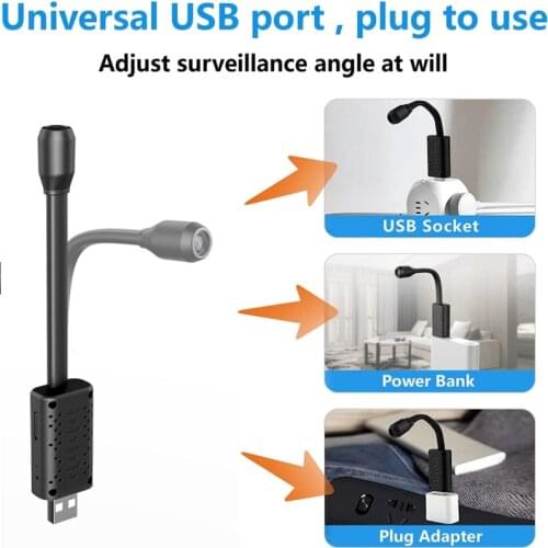 Mobile Phone Remote WIFI 1080P W11 Mini USB IP Camera Home Security Motion Detection Remote Monitoring 120Degree Wide Angle View