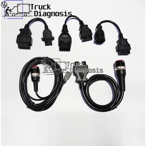 Vocom 88890300 5 Cables For volvo Vcads Truck Diagnostic tool scanner volvo vocom ii