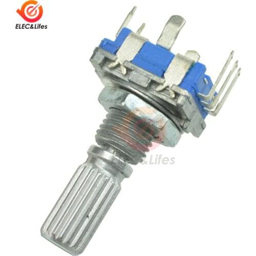 2Pcs EC11 20mm Plum Handle Rotary Potentiometer Encoder Switch Digital Audio Rotary potentiometer Encoding Knob Coding Switches