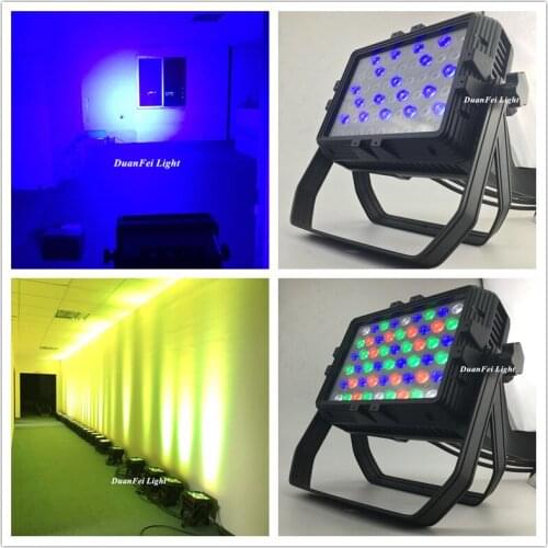 30lot Led wall washer ip65 lights 54x3Watt rgbw LEDs spot outdoor wall washer led city color
