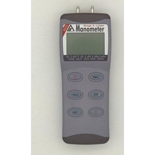 AZ8215 15ps Digital Differential Pressure Gauge Manometer Vacuum Tester Meter