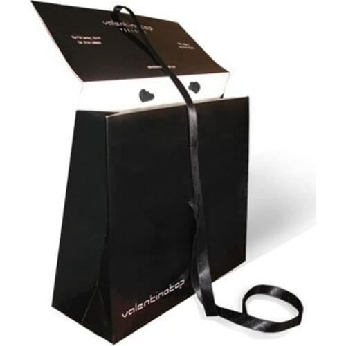 White paper bag for Jewelry cheap paper bags with handles Luxury