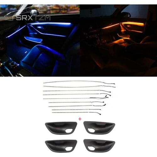 For Bmw 5 Series F10 F11 2 Colors Tuning Car Neon Voiture Led Strip Interior Decorative Door Ambient Light