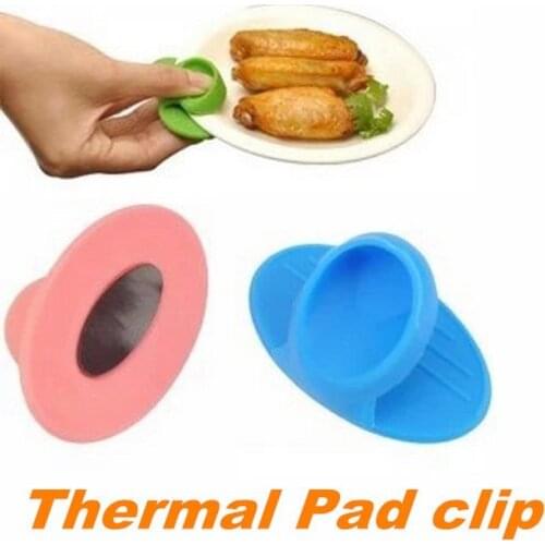 Hot sale Silicone Heat Insulation Clip Heat Proof Insulation Microwave Oven Plate Dish Tray Clip Clamp Holder,Kitchen Tools