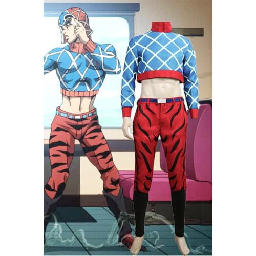 New JoJos Bizarre Adventure Guido Mista Cosplay Costume custom-made