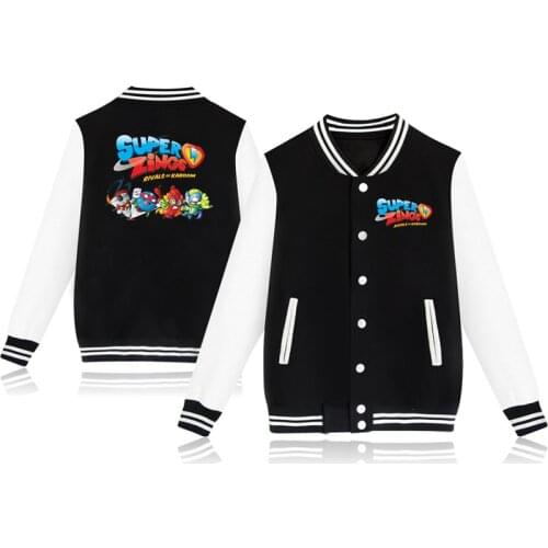 New Pattern Boys Girls Super Zings Jacket Casual Cotton Child Superzings Sweatshirt Coat Children Baseball Clothing Sportswear