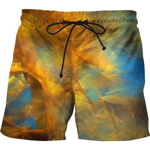 Summer Mens Swimwear Beach Board Shorts 3D printing Texture graphics shorts Briefs For Men Beachwear Oversized men casual pants