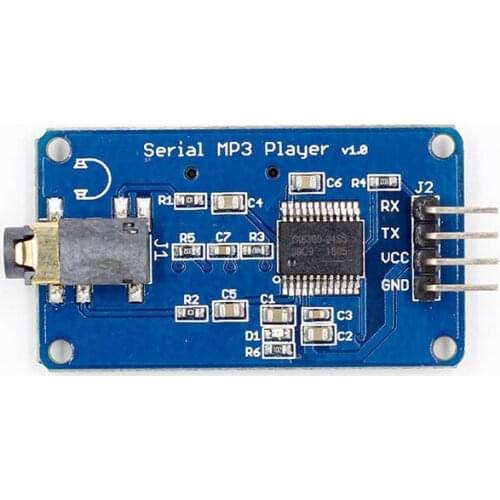 New Arrival YX5300 MP3 Music Player Module UART TTL Serial for MP3/WAV Micro SD/SDHC Card