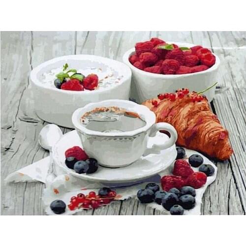 Flowers European Style Printed Water-Soluble Canvas 11CT Cross Stitch Complete Kit DIY Embroidery DMC Threads Magic