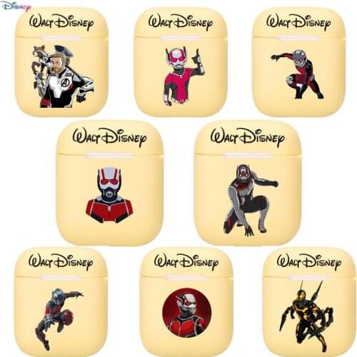 2021 Disneys new Marvel Ant-Man Silicone Case For Apple Airpods 1/2 Cover Protective Earphone Case Headphones Cases Protective