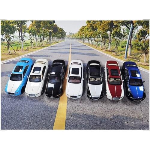 New KYOSHO 1/18 For Rolls Royce RR Ghost Diecast Model Car Toys Gifts Collection Display Ornament White/Black /Purple Metal