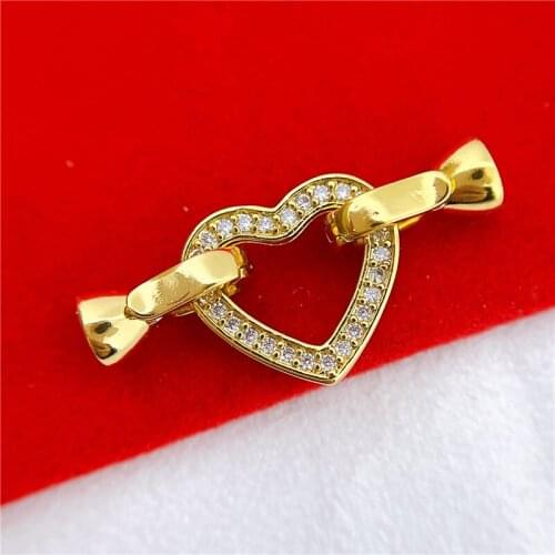 Wholesale DIY Natural Stones Beads Jewelry Making Accessories Silver/Gold/Rose Gold Metal Connector Clasps Findings