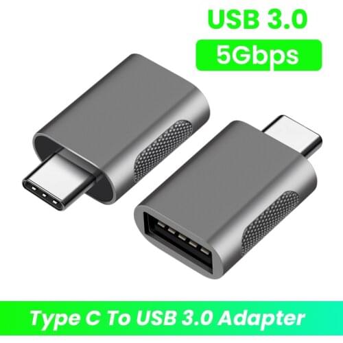 USB C Adapter Type C Male to USB 3.0 Female Type-C Adapter For Macbook pro Air Laptop Samsung Xiaomi 10 Earphone USB Adapter