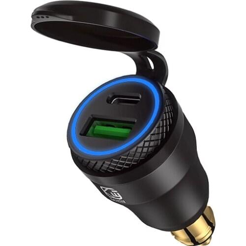 For BMWs full range of European modified cigarette lighter adapters with USB dual interface R1200GS/R1250GS/ADV/F900R/F900XR
